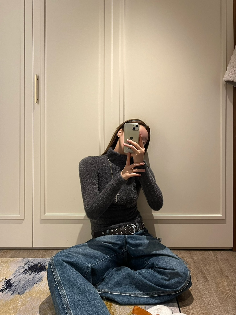 LOVE PULL東大門㊣實拍女裝新款真品25秋冬推薦職業針織衫LOVE PULL針織衫