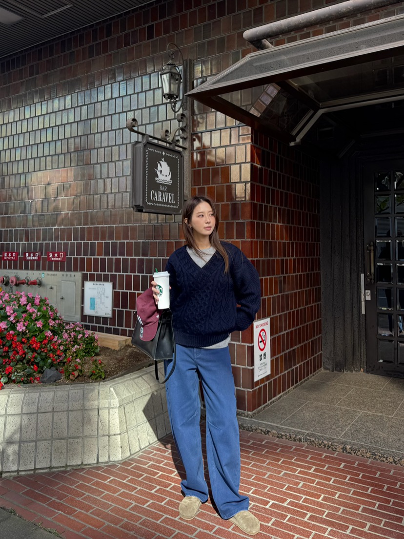 THE ABLE韓國代購㊣女士新款25秋冬推薦職業人氣休閑牛仔褲THE ABLE/TA牛仔褲