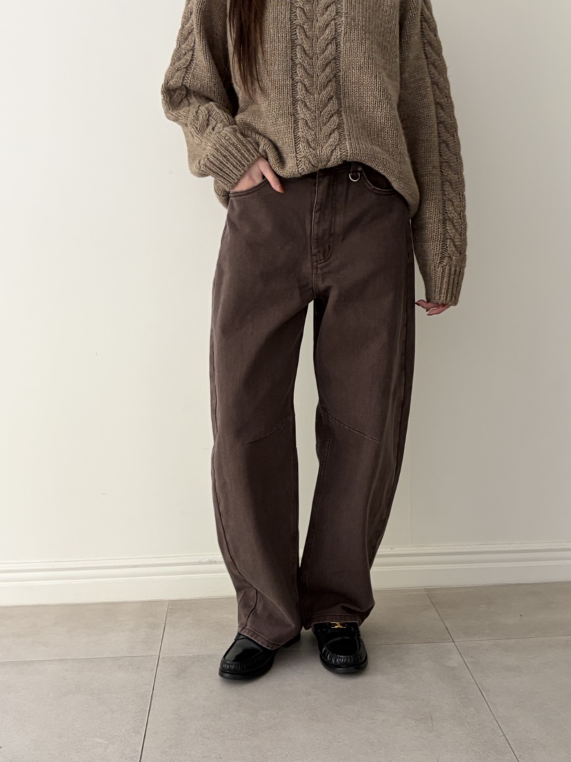 THE ABLE韓國代購㊣女士新款25秋冬推薦職業人氣休閑牛仔褲THE ABLE/TA牛仔褲