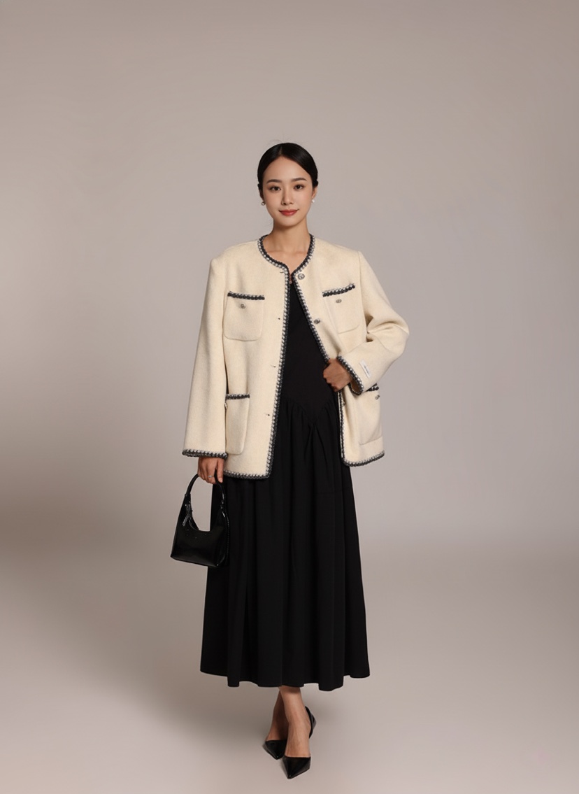 HER韓國直郵㊣女士新品職業休閑熱賣人氣真品時尚25秋冬夾克HANNA21夾克