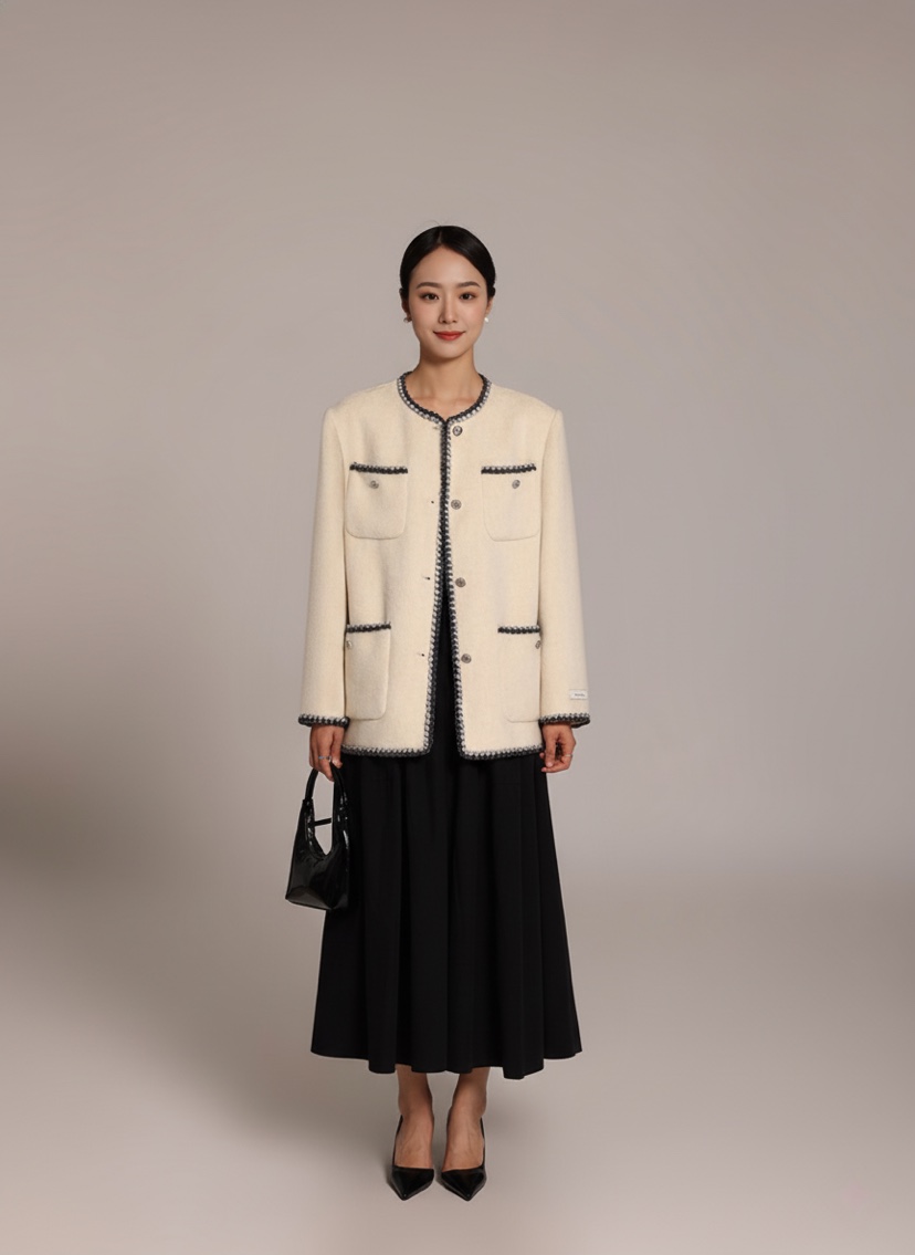 HER韓國直郵㊣女士新品職業休閑熱賣人氣真品時尚25秋冬夾克HANNA21夾克