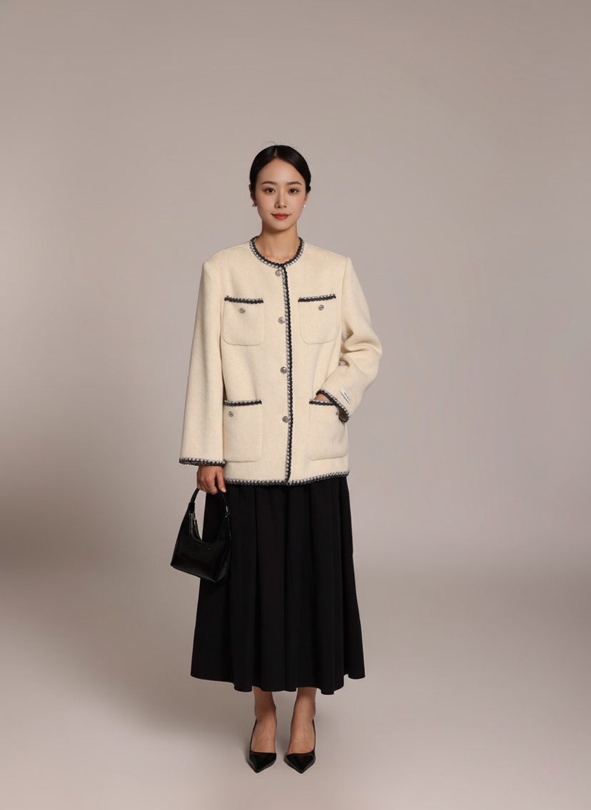 HER韓國直郵㊣女士新品職業休閑熱賣人氣真品時尚25秋冬夾克HANNA21夾克