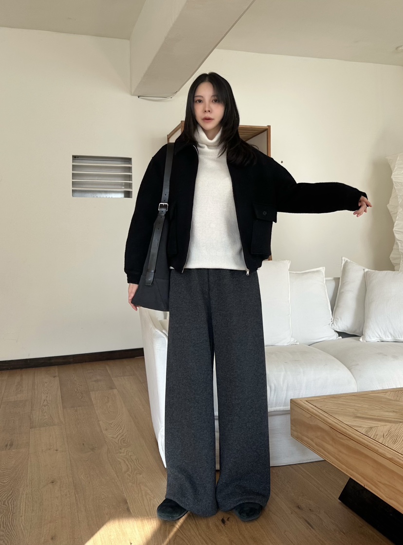 LE VASE東大門㊣實拍女裝新款休閑25秋冬時尚職業推薦休閑褲LE VASE休閑褲