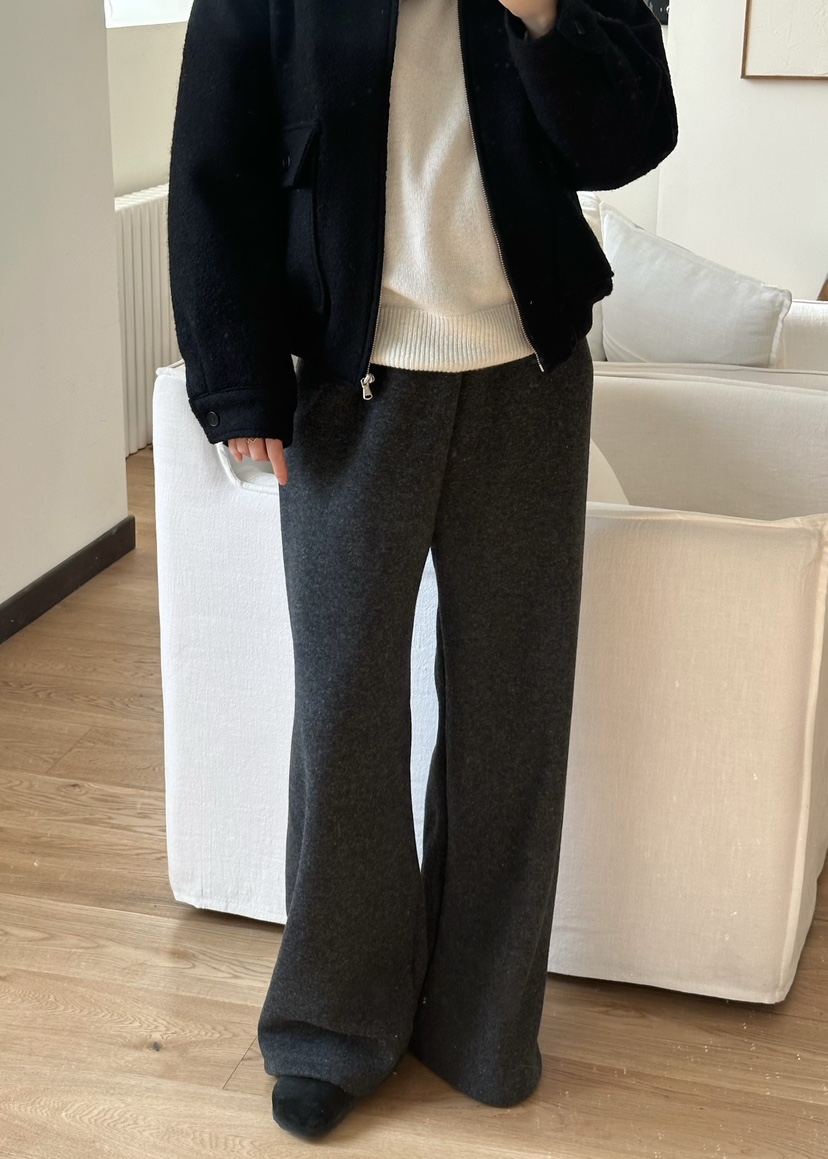 LE VASE東大門㊣實拍女裝新款休閑25秋冬時尚職業推薦休閑褲LE VASE休閑褲