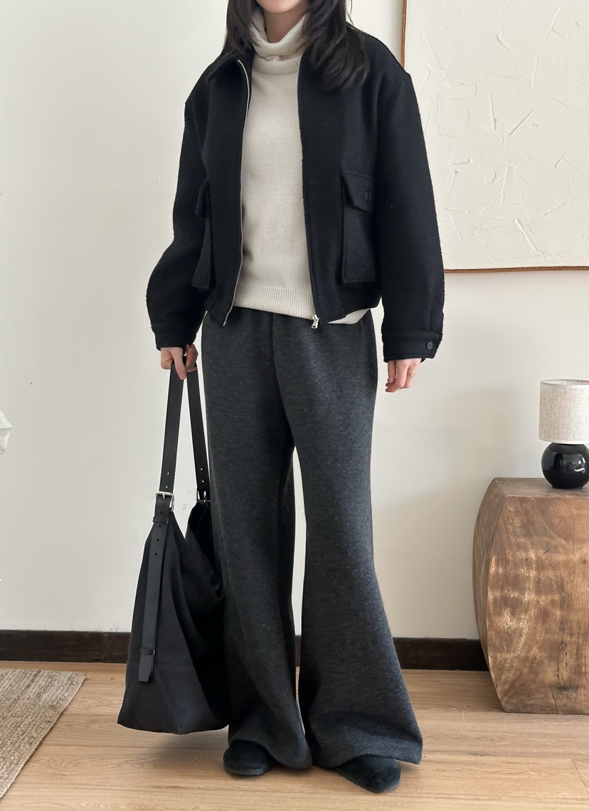 LE VASE東大門㊣實拍女裝新款休閑25秋冬時尚職業推薦休閑褲LE VASE休閑褲圖色3