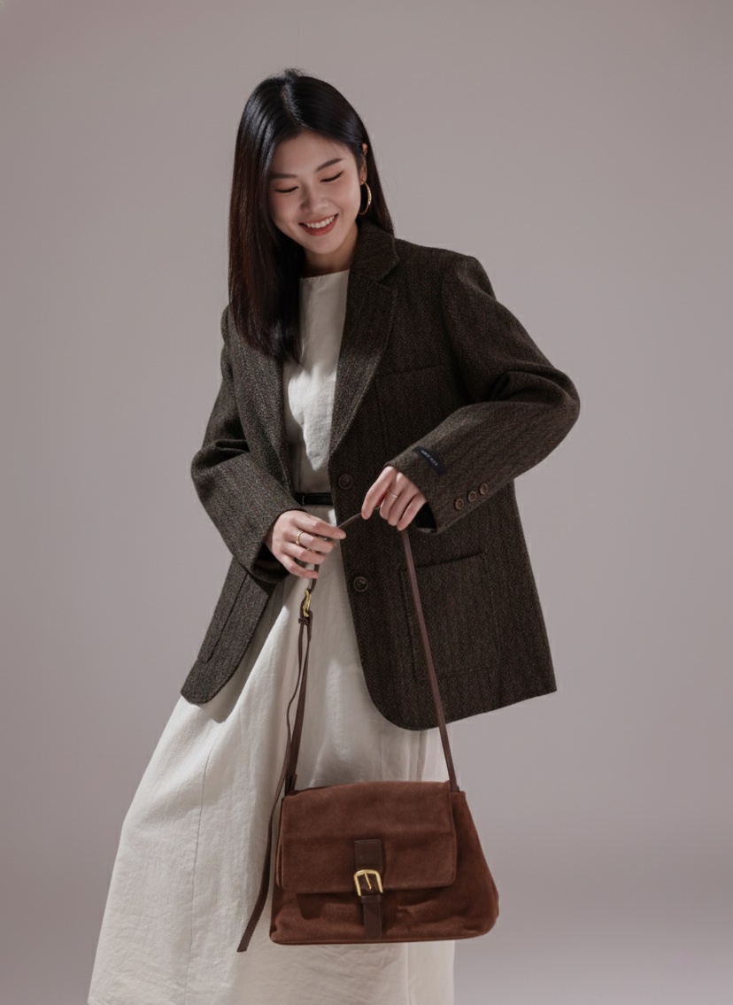 HER東大門㊣直郵女士新品熱賣推薦真品時尚人氣25秋冬職業夾克HANNA21夾克