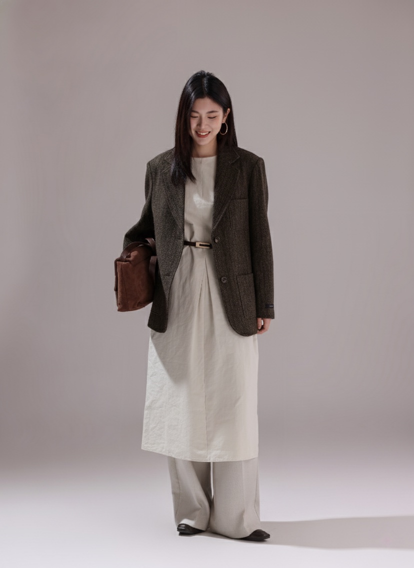 HER東大門㊣直郵女士新品熱賣推薦真品時尚人氣25秋冬職業夾克HANNA21夾克