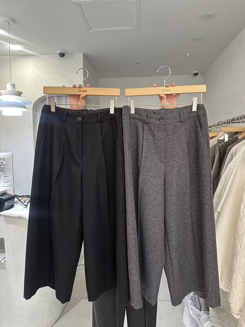 LE VASE東大門㊣實拍女士新品真品推薦休閑時尚熱賣休閑褲LE VASE休閑褲