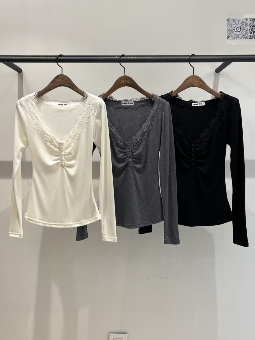 LOVE PULL東大門㊣實拍女士新品25秋冬推薦休閑人氣長袖T恤LOVE PULL長袖T恤