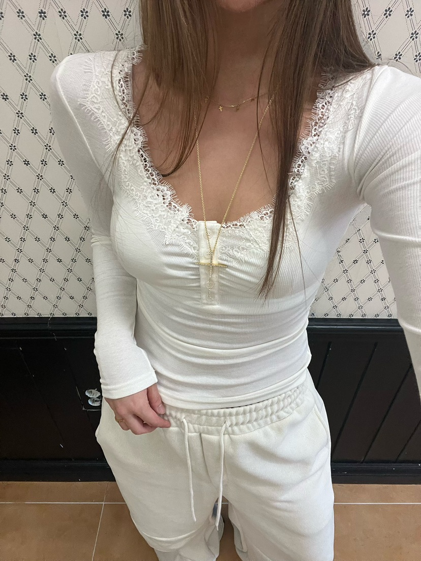 LOVE PULL東大門㊣實拍女士新品25秋冬推薦休閑人氣長袖T恤LOVE PULL長袖T恤