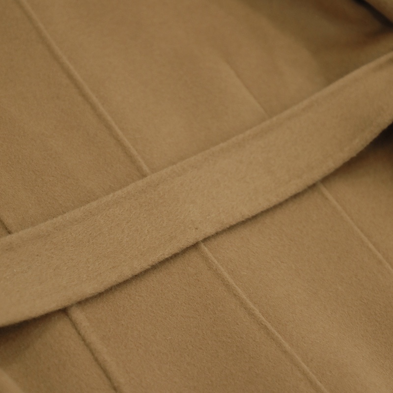 HER東大門㊣實拍女士新款人氣真品職業推薦中長款大衣含腰帶HANNA21中長款大衣