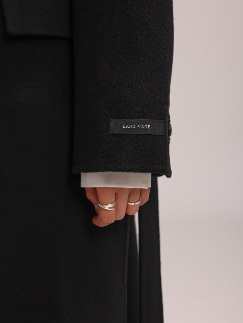 HER東大門㊣實拍女士新款人氣真品職業推薦中長款大衣含腰帶HANNA21中長款大衣