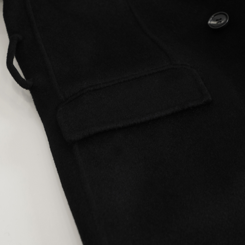 HER東大門㊣實拍女士新款人氣真品職業推薦中長款大衣含腰帶HANNA21中長款大衣