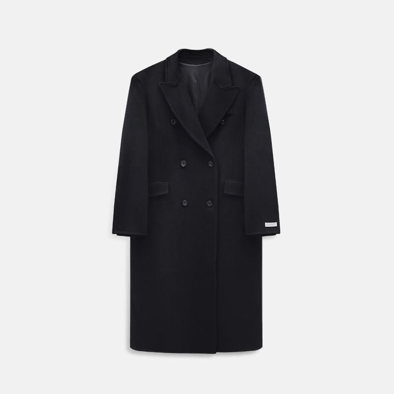 HER東大門㊣實拍女士新款人氣真品職業推薦中長款大衣含腰帶HANNA21中長款大衣圖色2