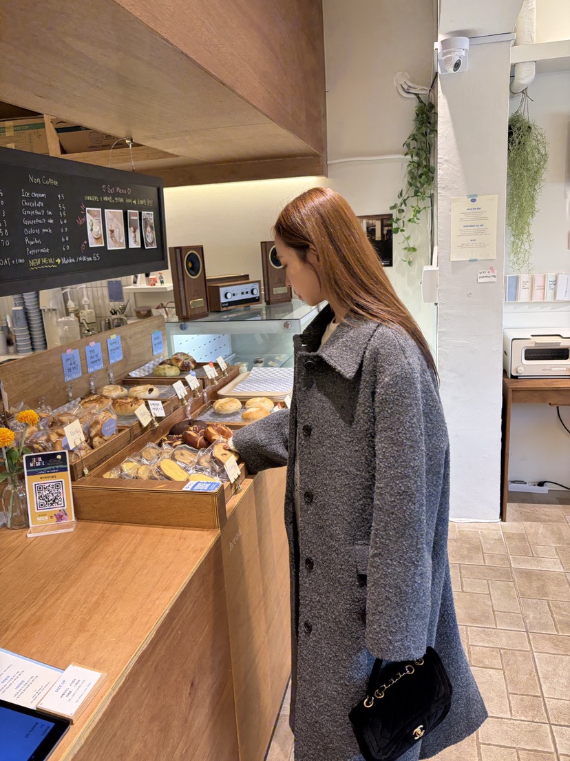 THE ABLE韓國代購㊣女裝新品職業休閑人氣時尚中長款大衣羊毛THE ABLE/TA中長款大衣