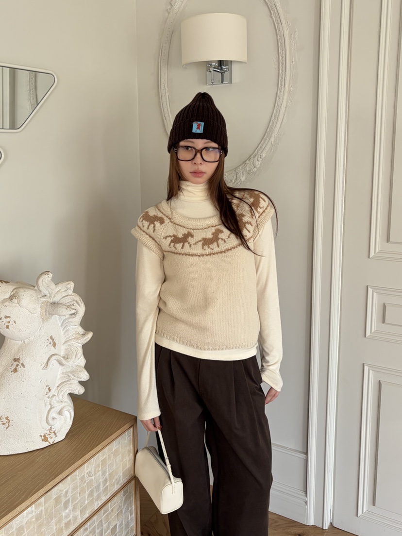 THE ABLE韓國代購㊣女裝新款推薦真品休閑職業吊帶背心泡泡袖THE ABLE/TA吊帶/背心