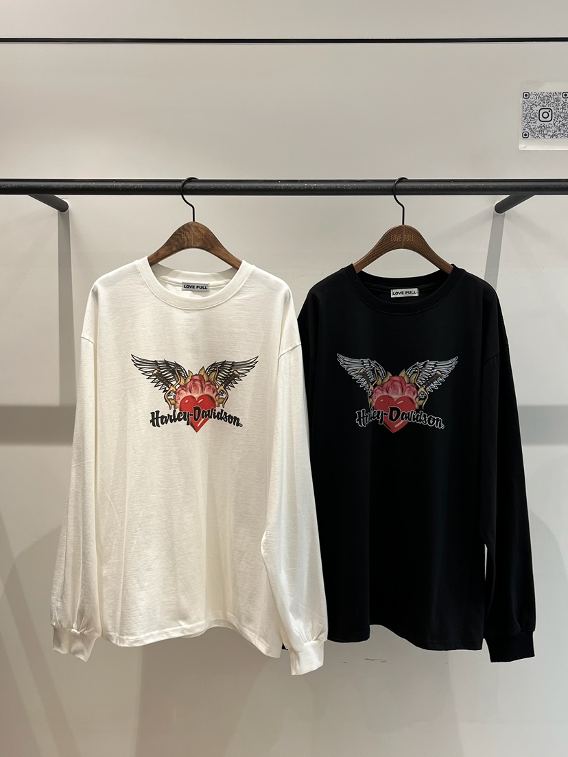 LOVE PULL韓國直郵㊣女士新品職業25秋冬時尚人氣熱賣長袖T恤LOVE PULL長袖T恤