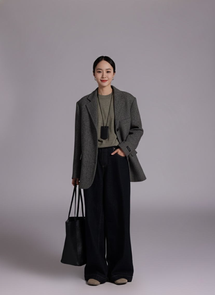 HER韓國代購㊣女裝新款推薦真品人氣25秋冬職業時尚休閑夾克HANNA21夾克