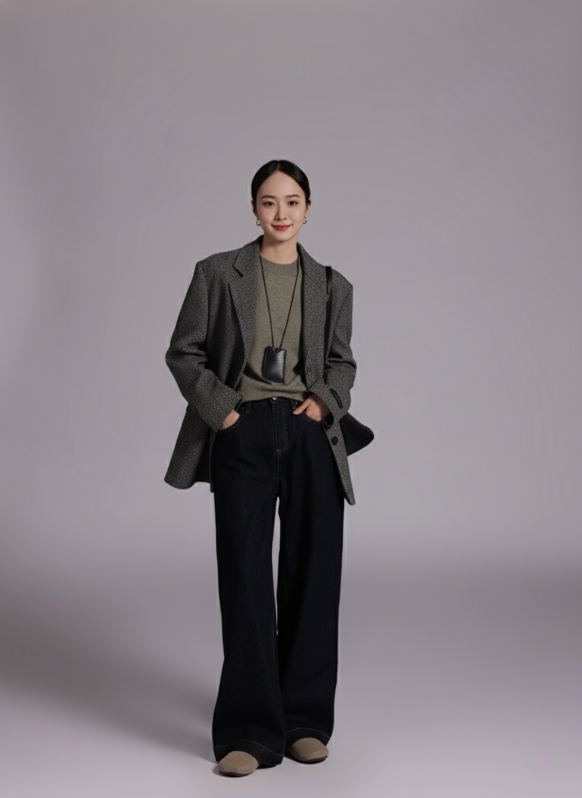 HER韓國代購㊣女裝新款推薦真品人氣25秋冬職業時尚休閑夾克HANNA21夾克