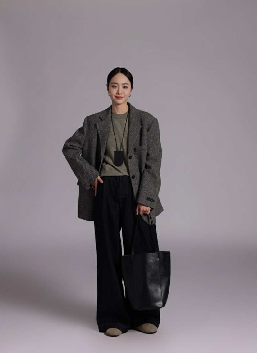 HER韓國代購㊣女裝新款推薦真品人氣25秋冬職業時尚休閑夾克HANNA21夾克