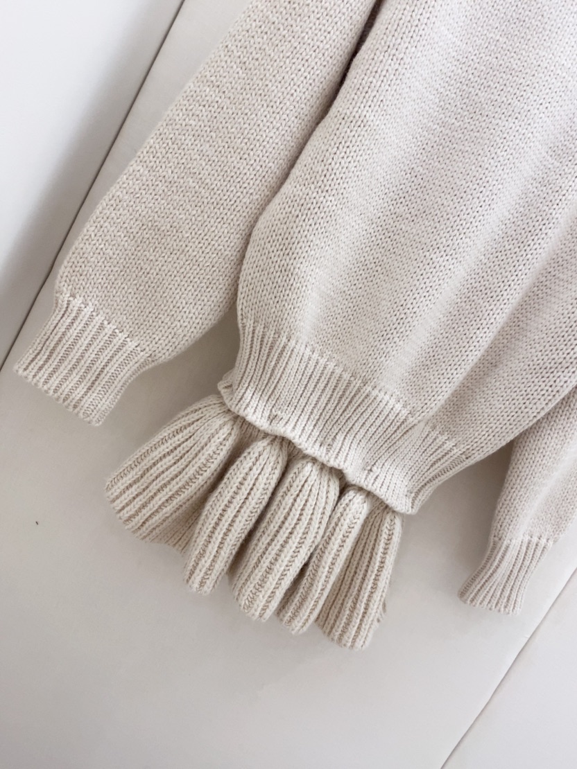 LOVE ROSIE韓國直郵㊣女士新款時尚真品人氣推薦針織衫荷葉邊LOVE ROSIE針織衫