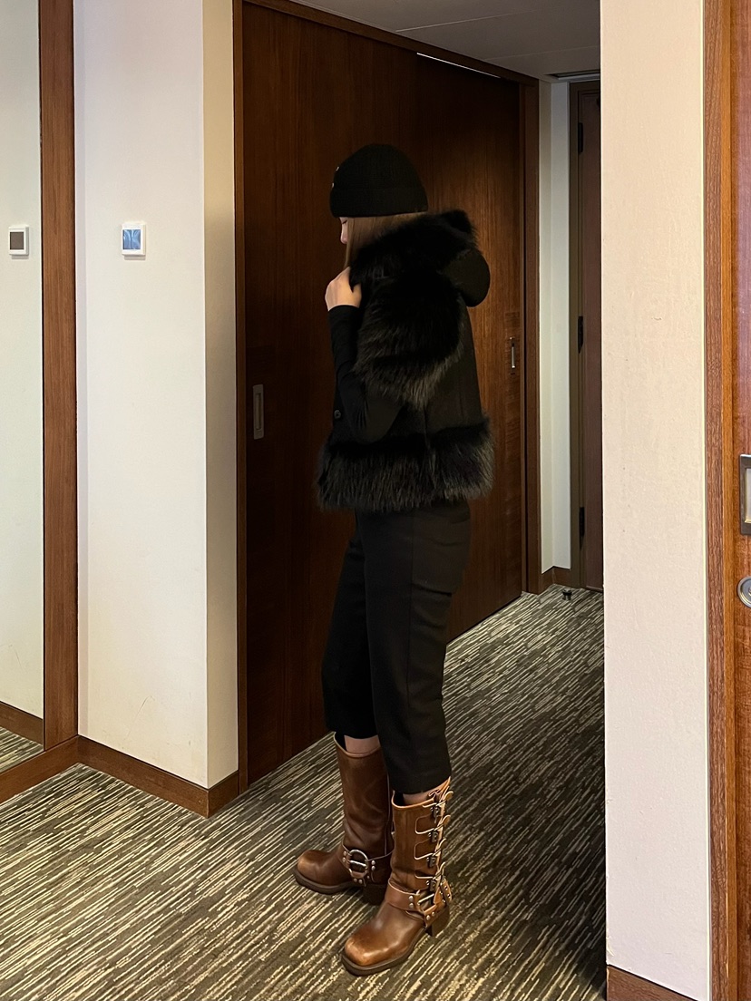 LOVE PULL韓國直郵㊣女士新品人氣熱賣休閑職業夾克羊毛狐貍LOVE PULL夾克