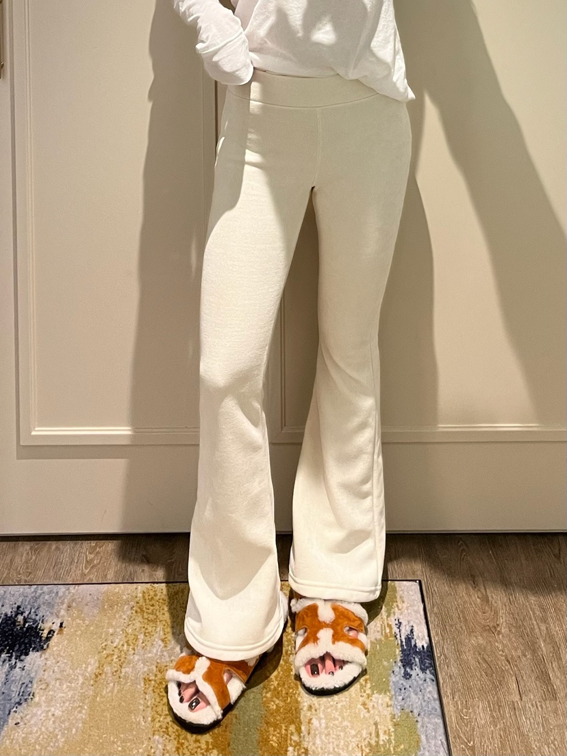 LOVE PULL東大門㊣實拍女士新品時尚熱賣休閑休閑褲喇叭貂皮LOVE PULL休閑褲