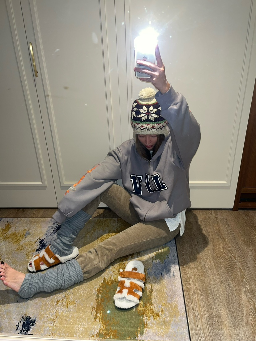 LOVE PULL東大門㊣實拍女士新品時尚熱賣休閑休閑褲喇叭貂皮LOVE PULL休閑褲