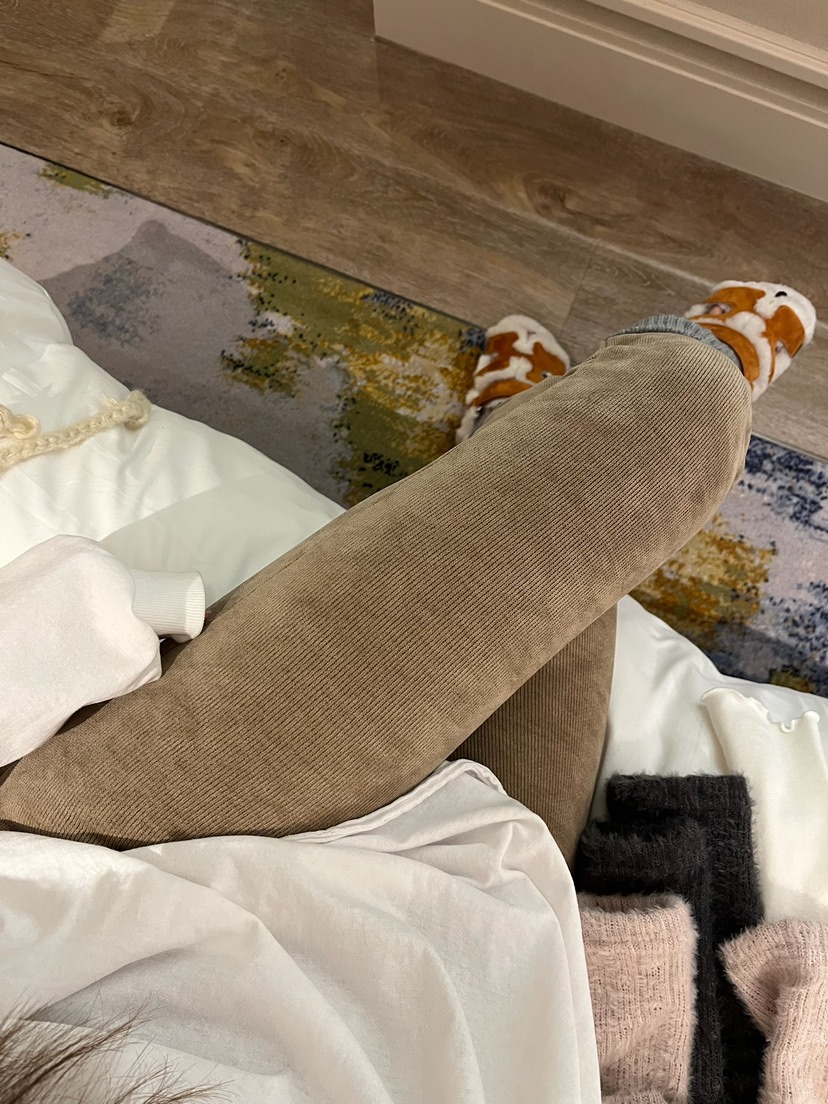 LOVE PULL東大門㊣實拍女士新品時尚熱賣休閑休閑褲喇叭貂皮LOVE PULL休閑褲