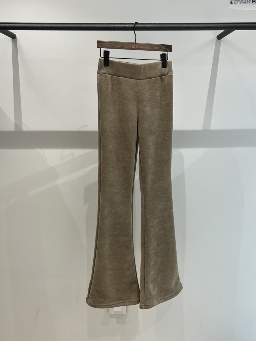 LOVE PULL東大門㊣實拍女士新品時尚熱賣休閑休閑褲喇叭貂皮LOVE PULL休閑褲圖色2