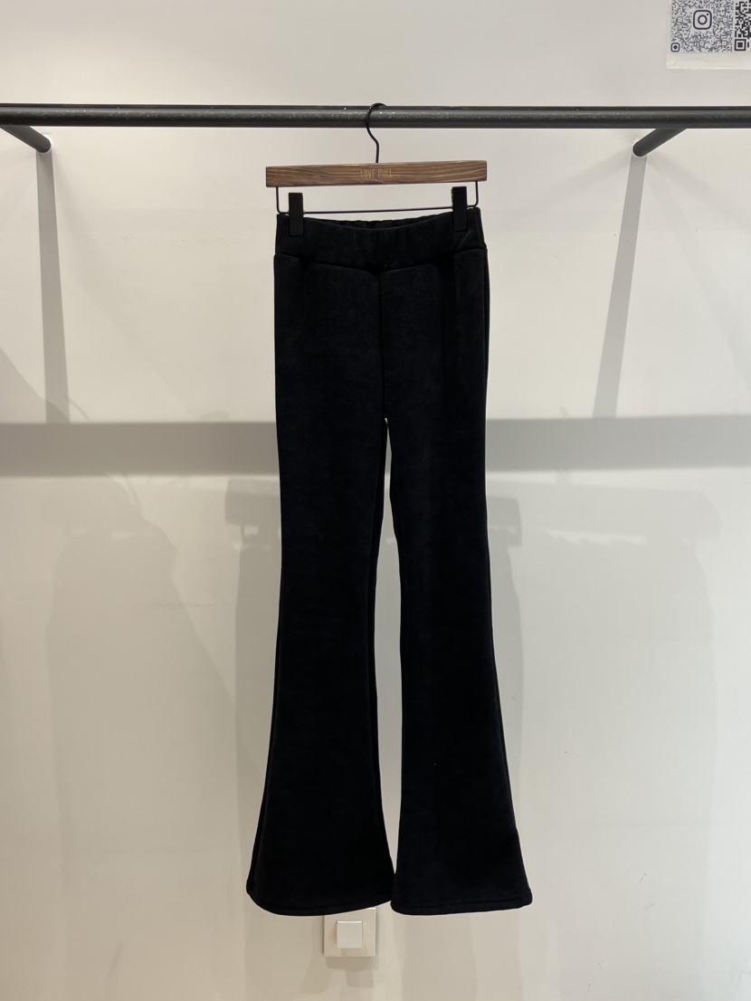 LOVE PULL東大門㊣實拍女士新品時尚熱賣休閑休閑褲喇叭貂皮LOVE PULL休閑褲圖色3