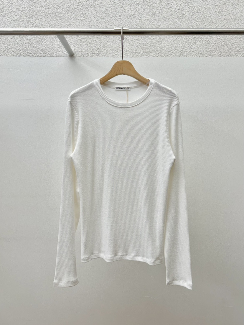 ROMANTICIZE韓國直郵㊣女裝新款休閑真品推薦熱賣25秋冬長袖T恤ROMANTICIZE長袖T恤圖色1