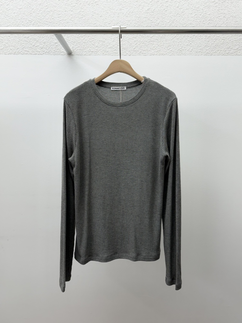 ROMANTICIZE韓國直郵㊣女裝新款休閑真品推薦熱賣25秋冬長袖T恤ROMANTICIZE長袖T恤圖色2