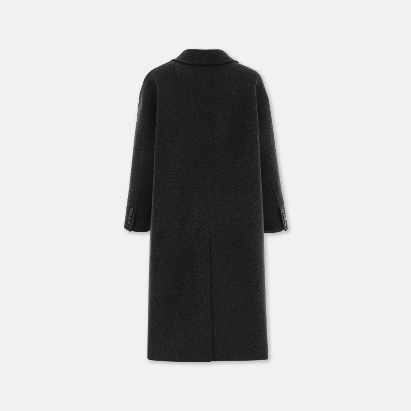 HER韓國代購㊣女裝新款時尚25秋冬熱賣真品職業人氣中長款大衣HANNA21中長款大衣