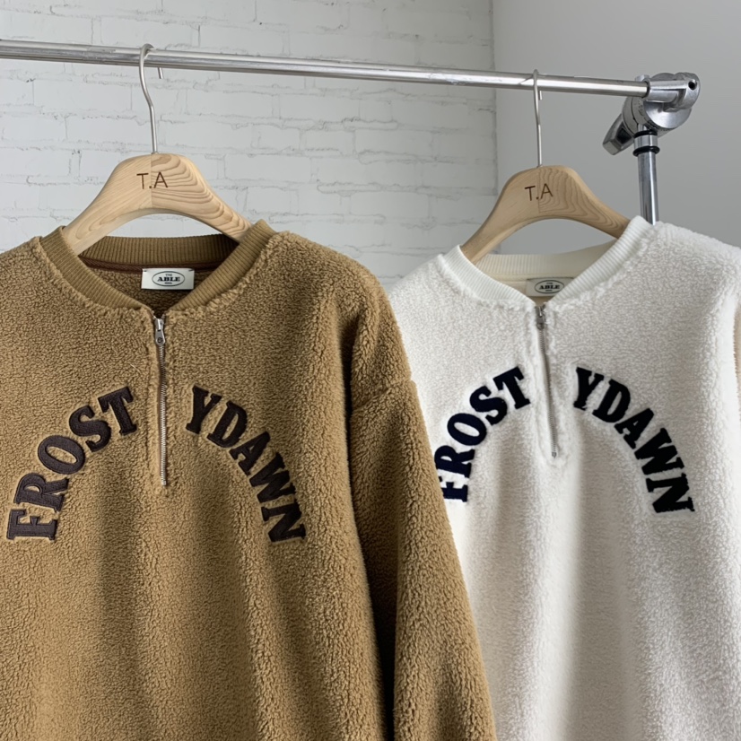 THE ABLE韓國直郵㊣女裝新款職業休閑真品推薦時尚衛衣拉鏈THE ABLE/TA衛衣