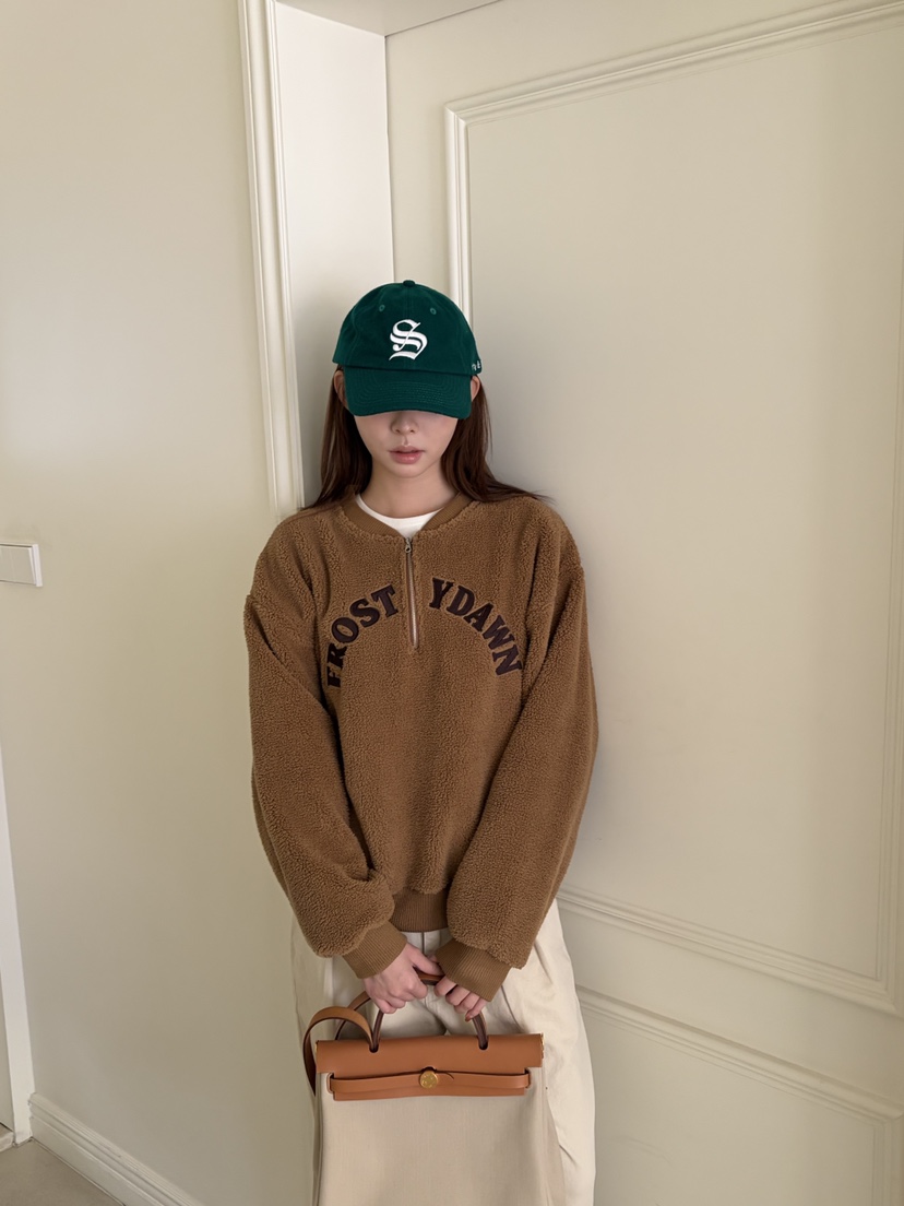 THE ABLE韓國直郵㊣女裝新款職業休閑真品推薦時尚衛衣拉鏈THE ABLE/TA衛衣