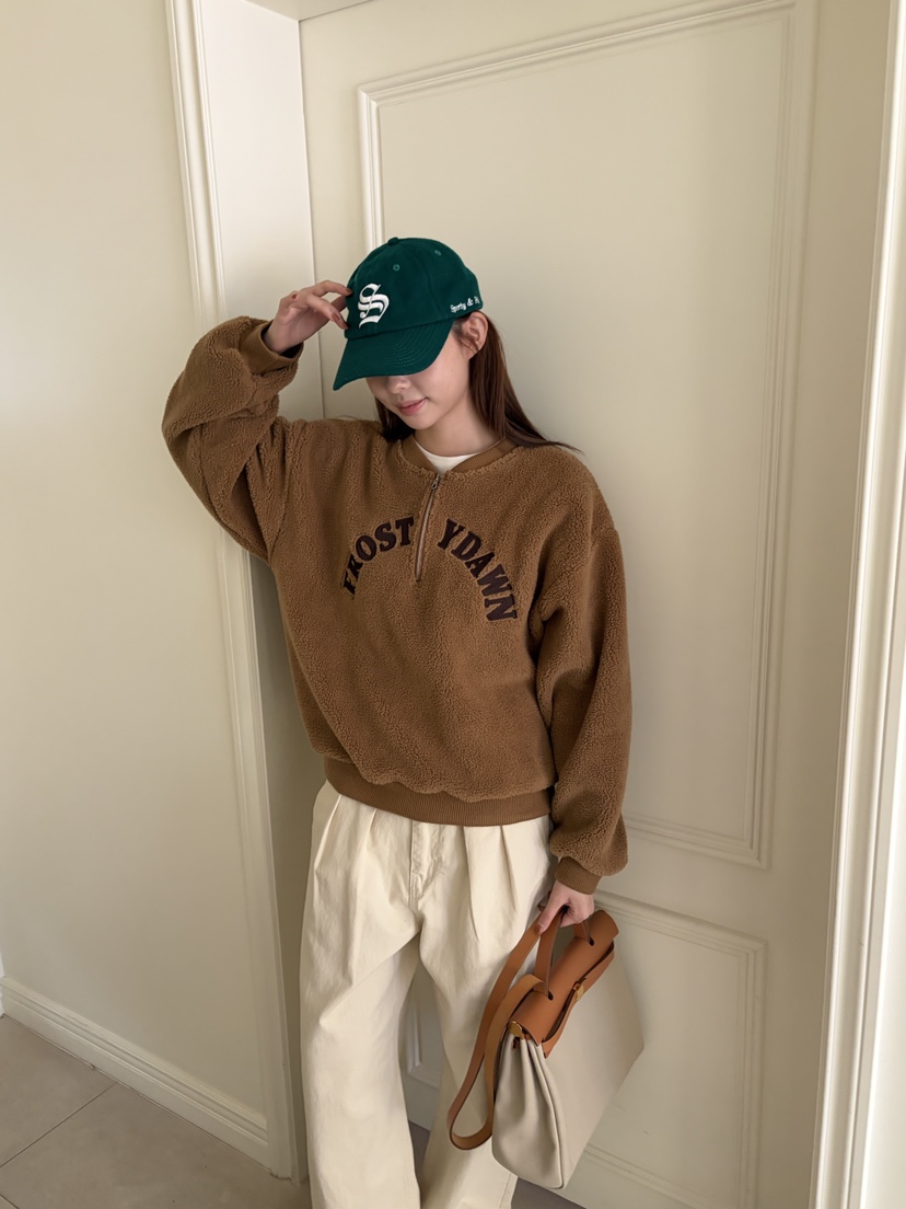 THE ABLE韓國直郵㊣女裝新款職業休閑真品推薦時尚衛衣拉鏈THE ABLE/TA衛衣