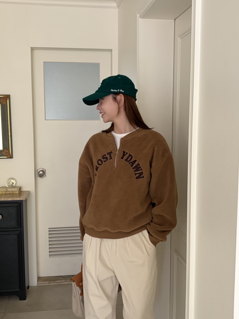 THE ABLE韓國直郵㊣女裝新款職業休閑真品推薦時尚衛衣拉鏈THE ABLE/TA衛衣