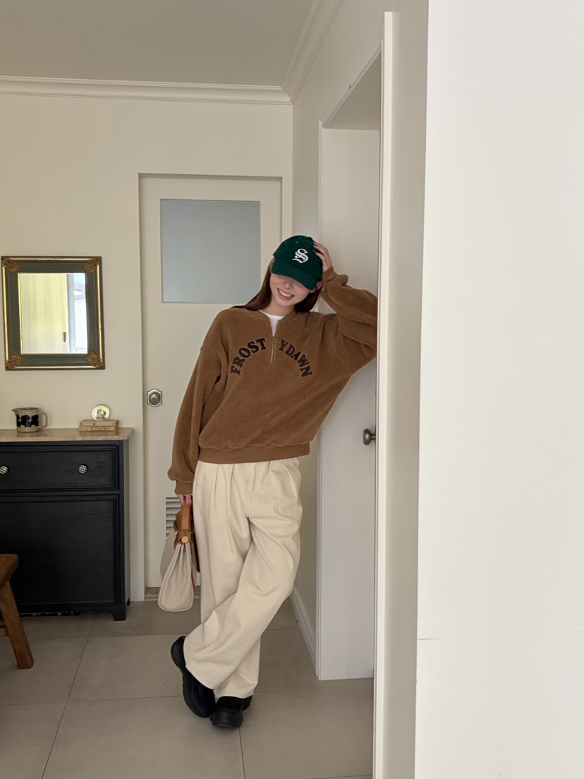 THE ABLE韓國直郵㊣女裝新款職業休閑真品推薦時尚衛衣拉鏈THE ABLE/TA衛衣