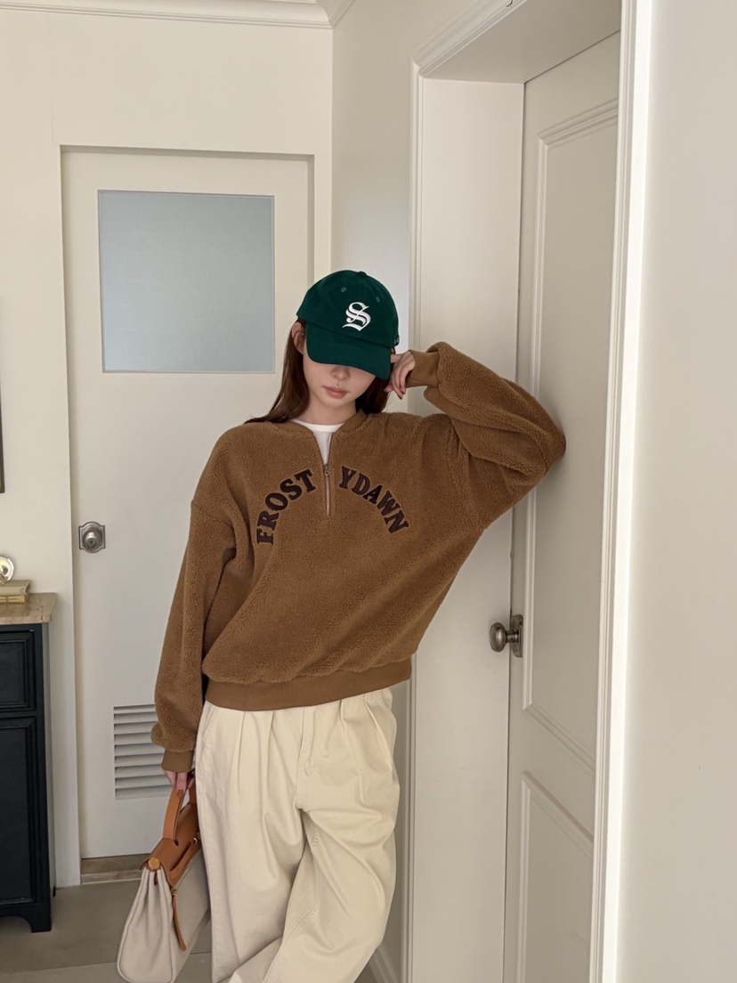 THE ABLE韓國直郵㊣女裝新款職業休閑真品推薦時尚衛衣拉鏈THE ABLE/TA衛衣