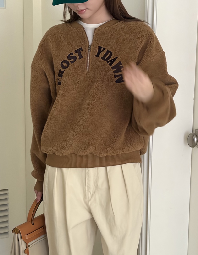 THE ABLE韓國直郵㊣女裝新款職業休閑真品推薦時尚衛衣拉鏈THE ABLE/TA衛衣