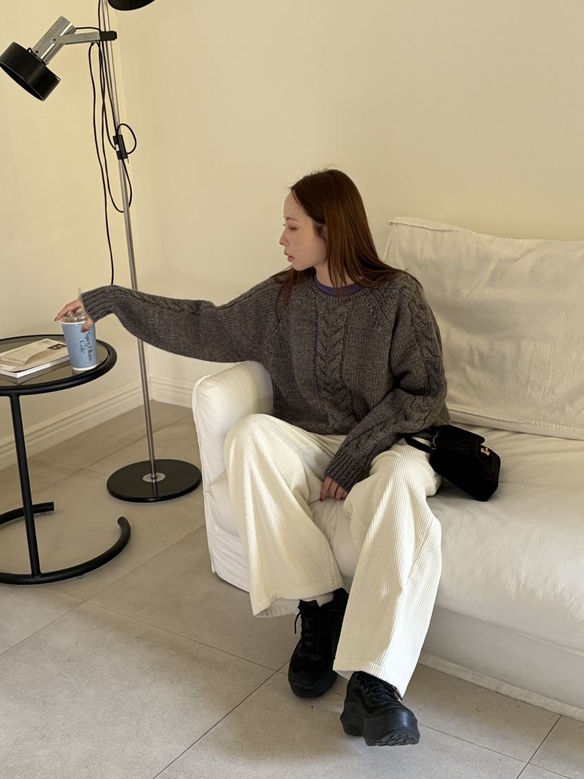 THE ABLE東大門㊣代購女裝新品時尚職業人氣推薦毛衣羊毛船領THE ABLE/TA毛衣