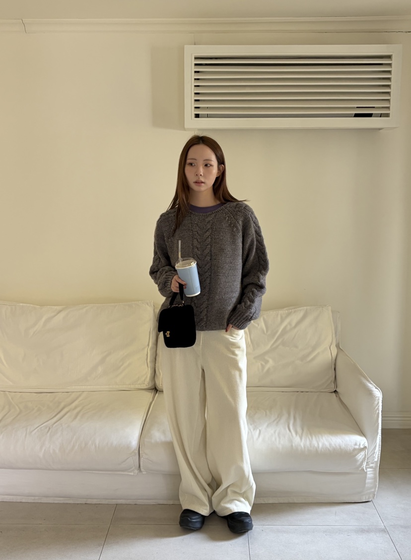 THE ABLE東大門㊣代購女裝新品時尚職業人氣推薦毛衣羊毛船領THE ABLE/TA毛衣