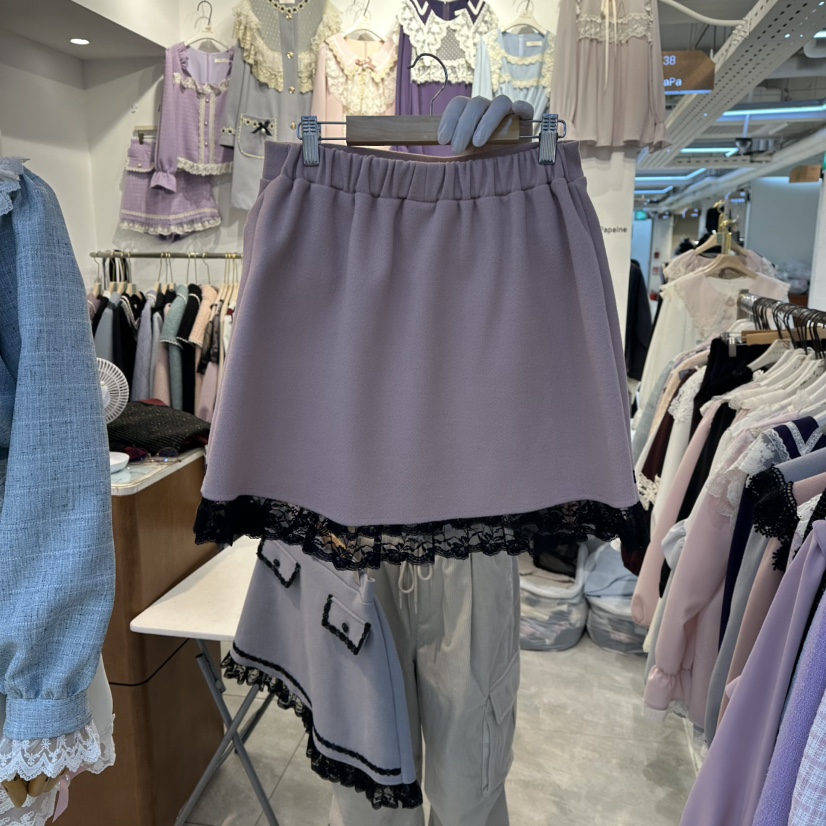 PAPA韓國直郵㊣女裝新款時尚職業真品推薦休閑熱賣人氣短裙PaPa/HALMADE短裙