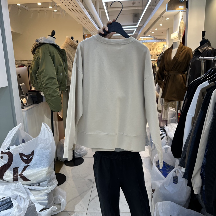 BAKHA-衣服東大門㊣實拍女士新品人氣休閑25秋冬真品長袖T恤BAKHA長袖T恤