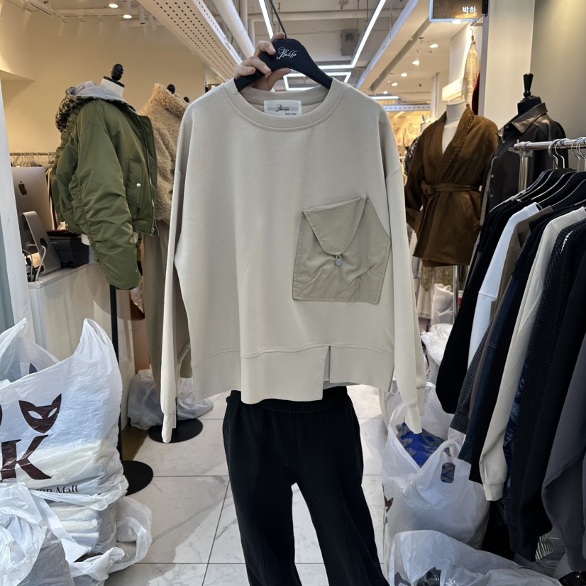 BAKHA-衣服東大門㊣實拍女士新品人氣休閑25秋冬真品長袖T恤BAKHA長袖T恤圖色2