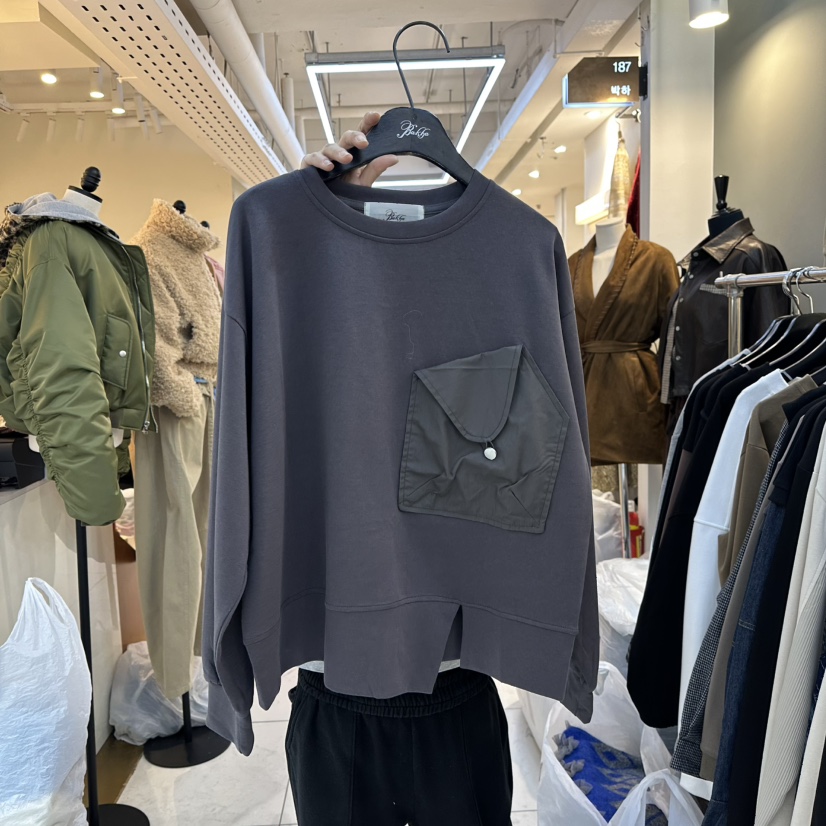 BAKHA-衣服東大門㊣實拍女士新品人氣休閑25秋冬真品長袖T恤BAKHA長袖T恤圖色3