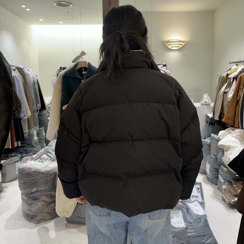 AVECNOUS韓國直郵㊣女士新款熱賣職業休閑時尚短款羽絨服鴨絨AVECNOUS短款羽絨服