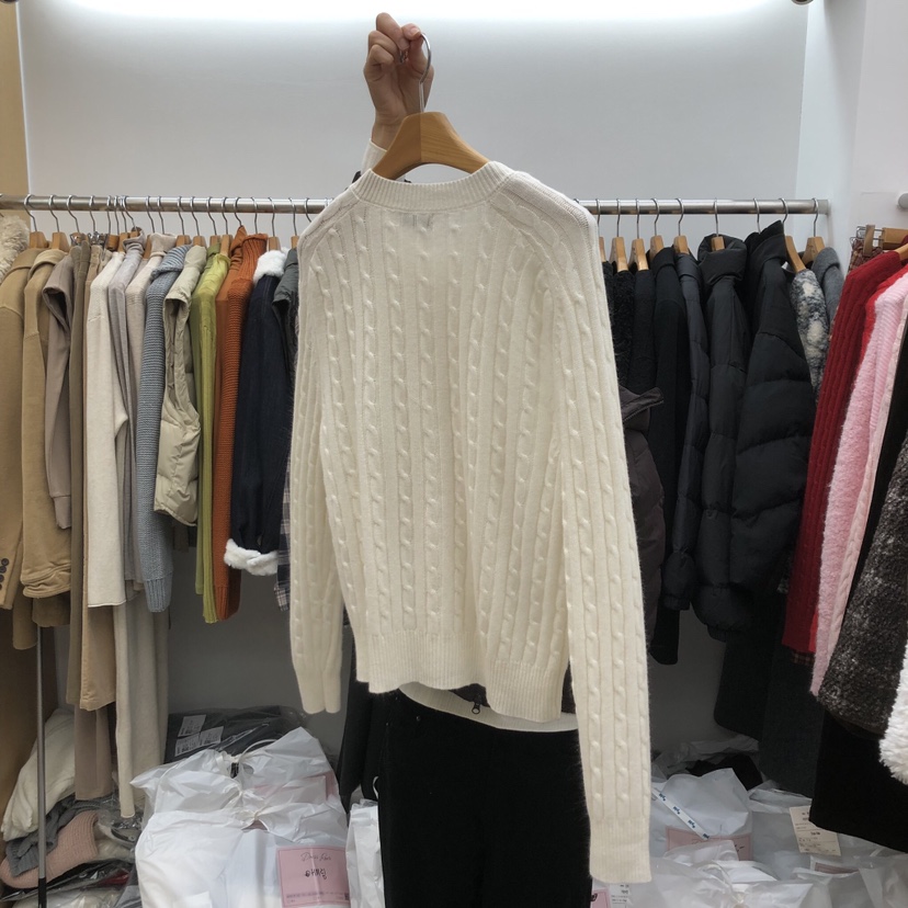 DRESS ROOM韓國直郵㊣女裝新款職業時尚熱賣推薦休閑毛衣羊毛DRESS ROOM毛衣