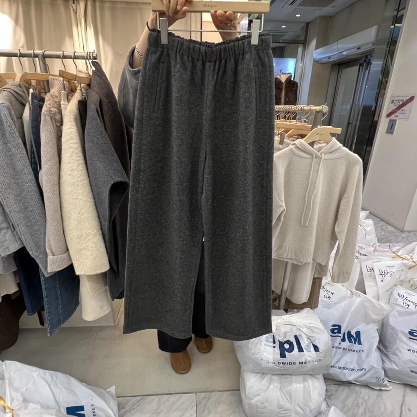 AFTERGLOW韓國代購㊣女士新品熱賣休閑真品推薦時尚職業休閑褲AFTERGLOW休閑褲圖色3